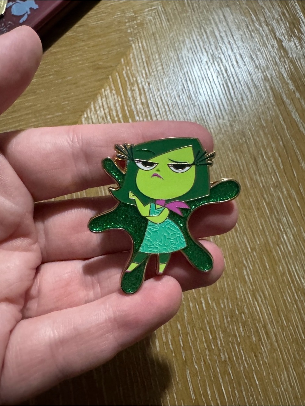 2026 Shanghai Disneyland Inside Out Disgust Pin